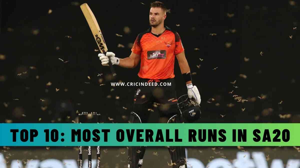 SA20 Stats: Most Runs
