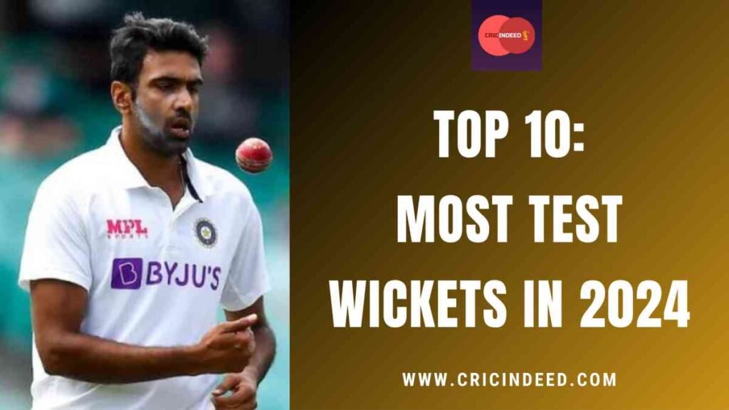 Most Test Wickets in 2024