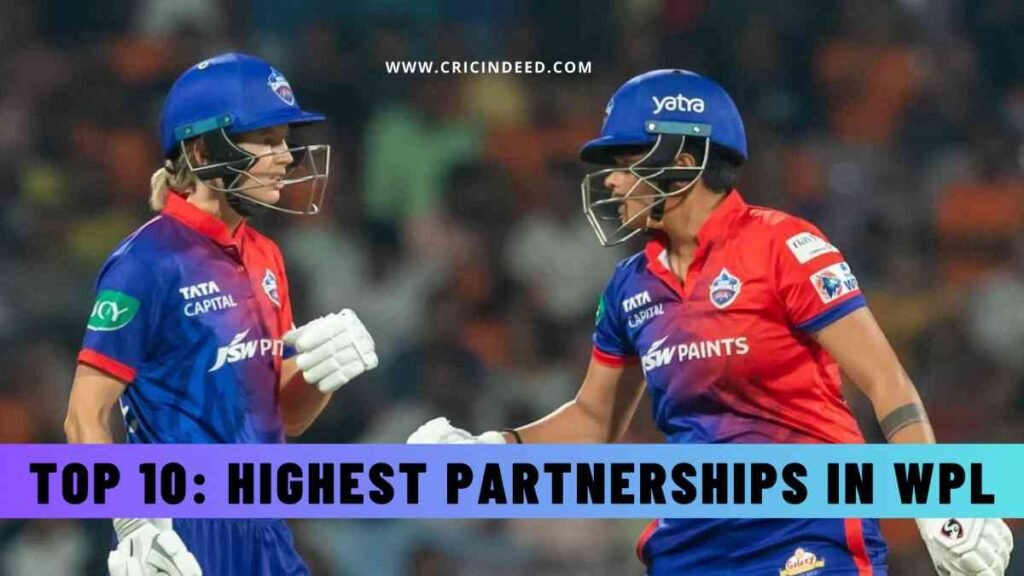 Top 10: Highest Partnerships in WPL History (by Runs)