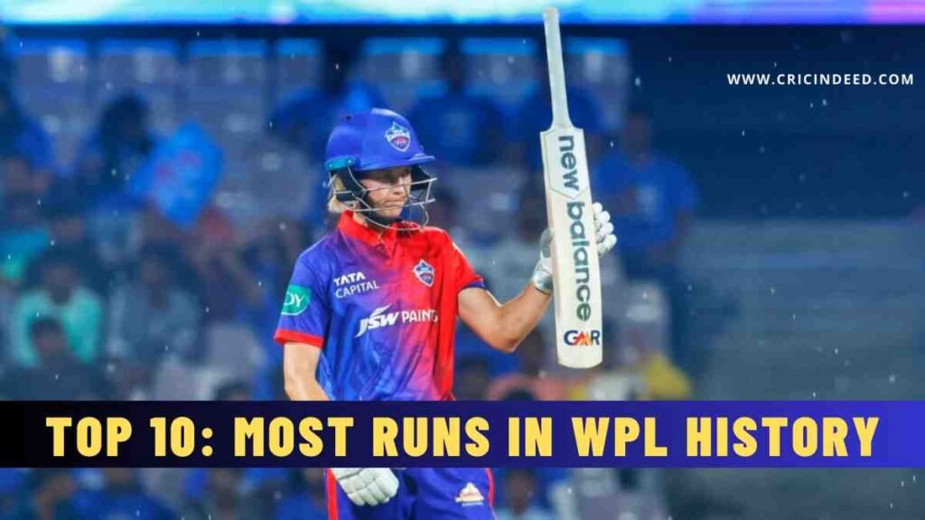 Top 10: Most Runs in WPL History
