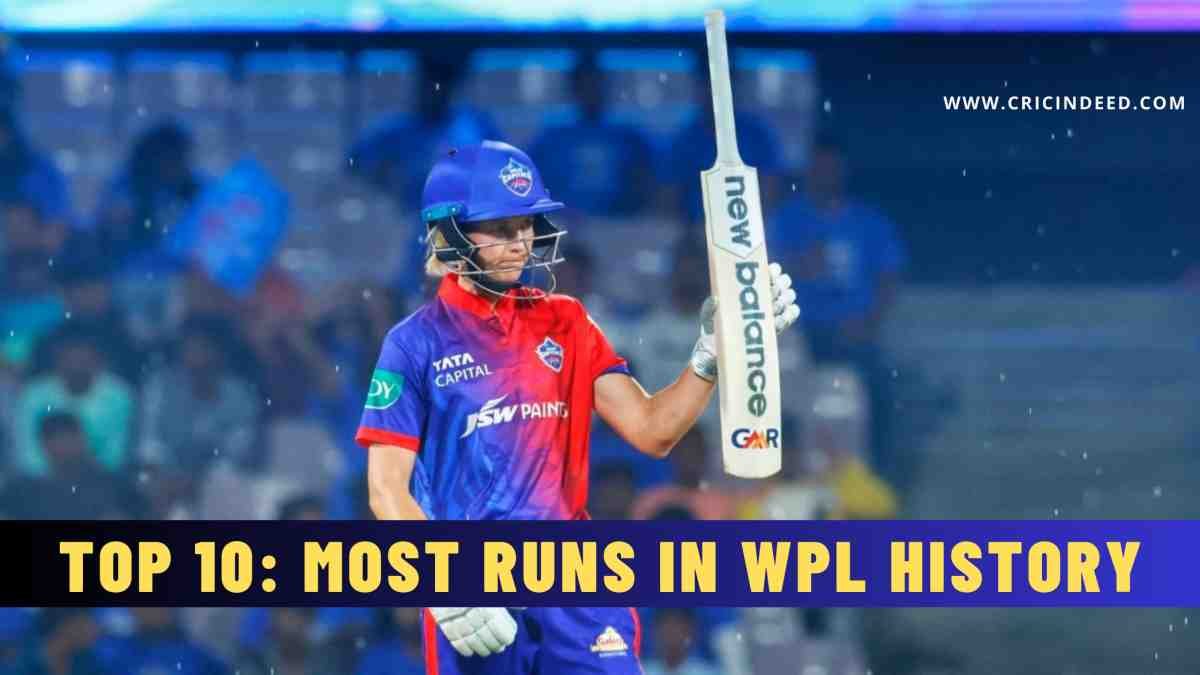 Top 10: Most Runs in WPL History