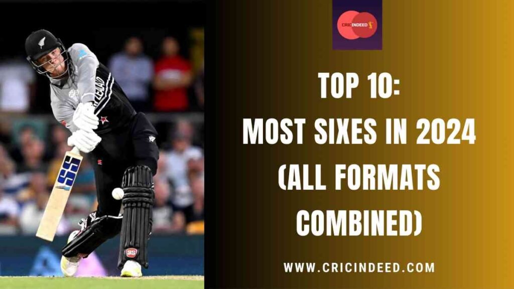 Top 10: Most Sixes in 2024 in All Formats Combined
