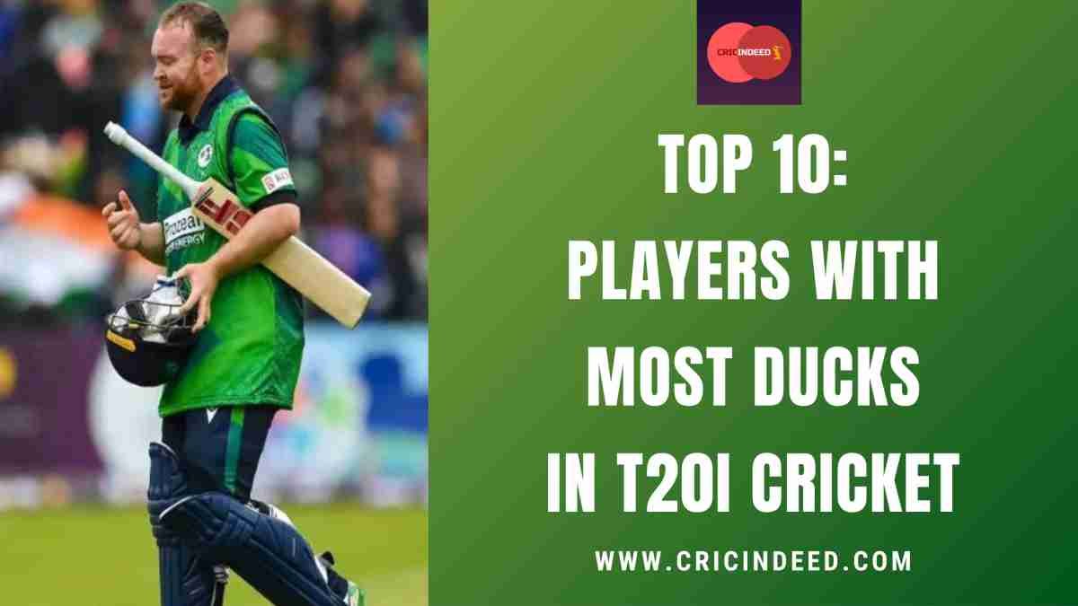 Most Ducks in T20Is