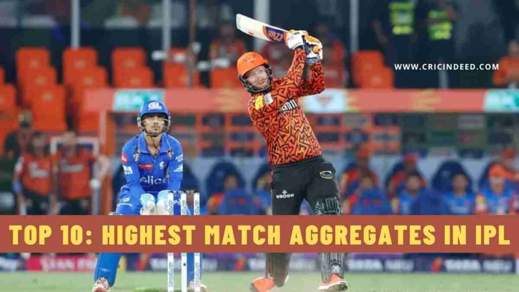 Top 10: Highest Match Aggregates in IPL
