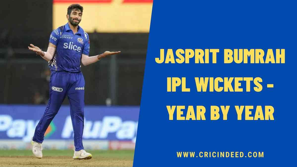 Jasprit Bumrah IPL Wickets – Year by Year