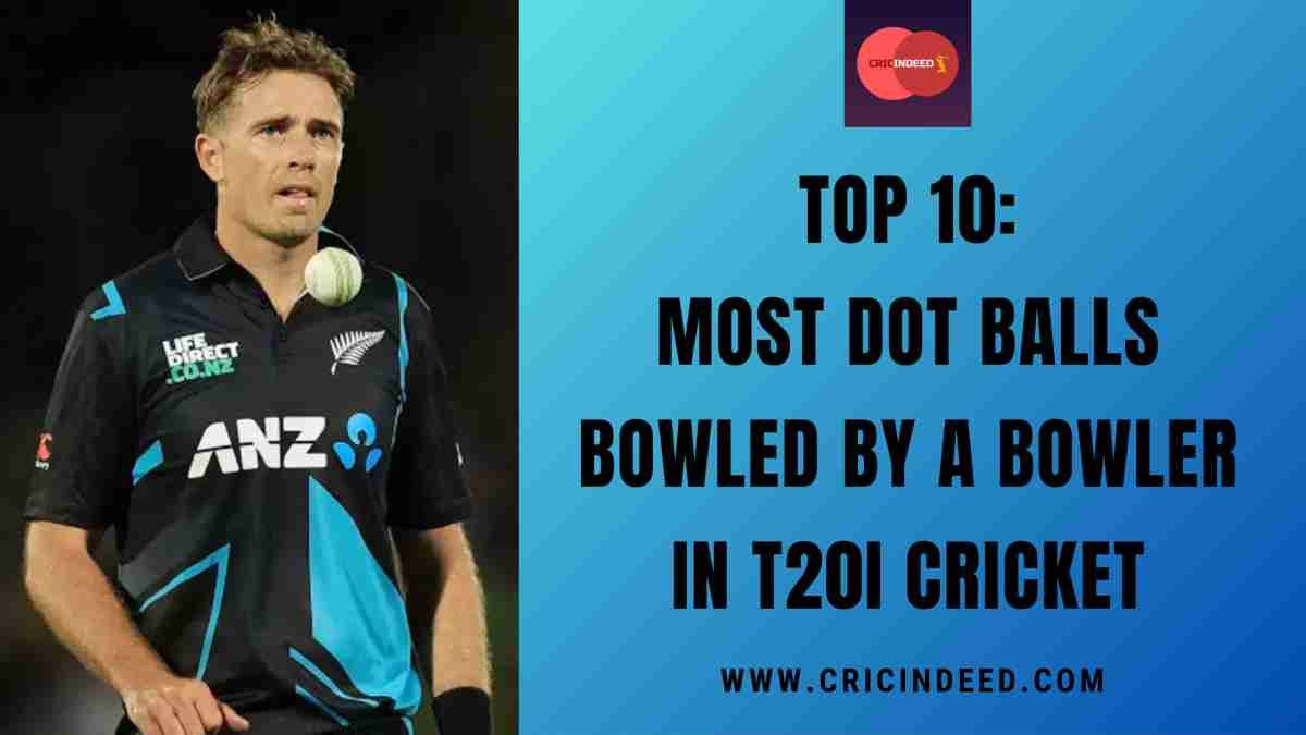 Most Dot Balls Bowled by a Bowler in T20Is