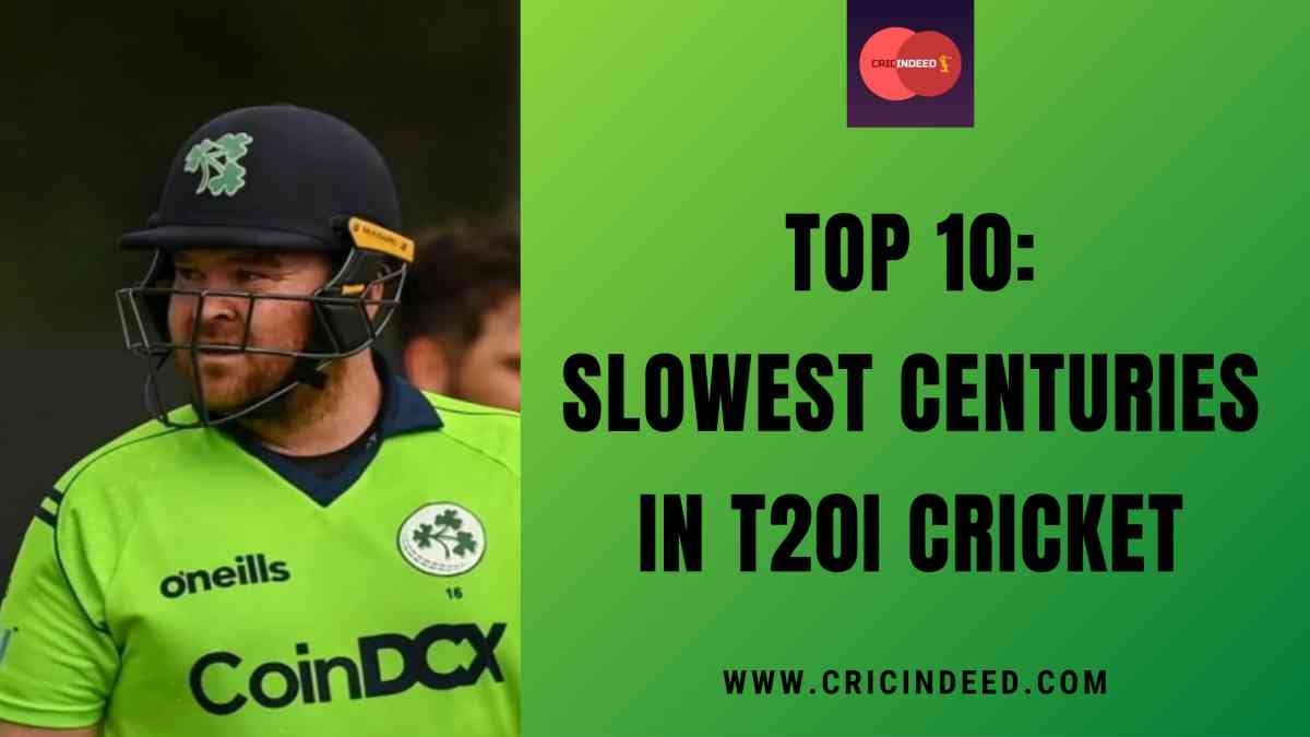 Slowest Centuries in T20Is