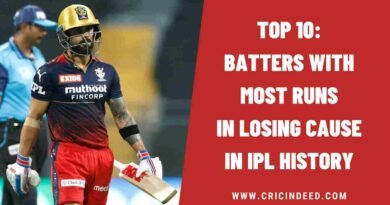 Top 10: Batters with Most Runs in Losing Cause in IPL History