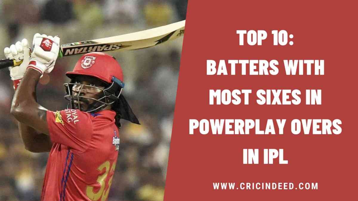 Most Powerplay Sixes in IPL