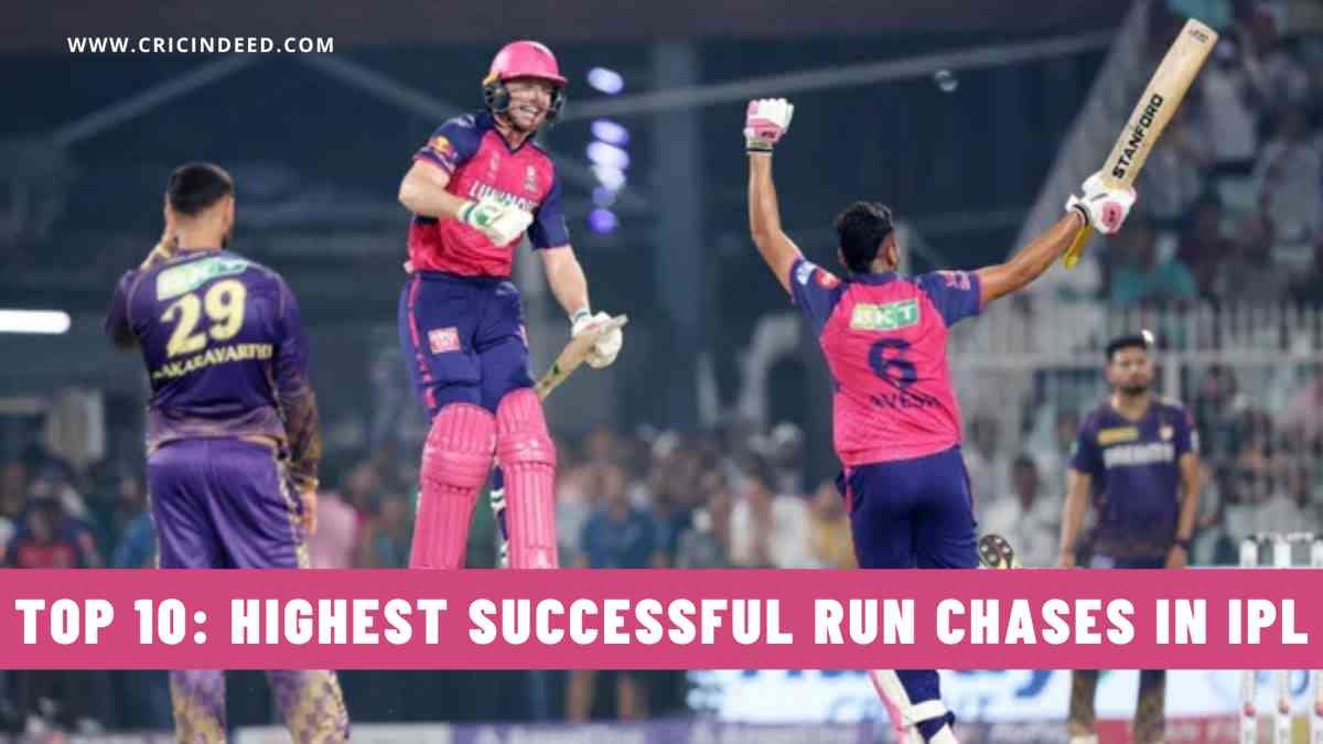 Highest Successful Run Chases in IPL