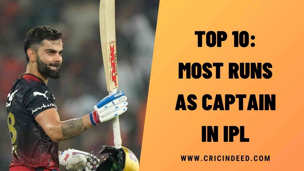 IPL Stats: Most Runs as Captain