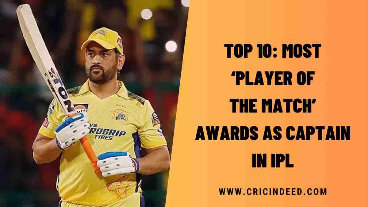 IPL Stats: Most Player of the Match Awards as Captain