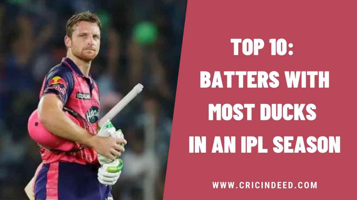 Most Ducks in Single IPL Season