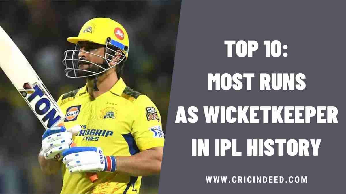 IPL Stats: Most Runs as Wicketkeeper