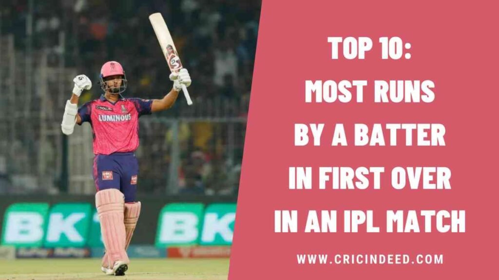 Top 10: Most Runs by a Batter in First Over in an IPL Match