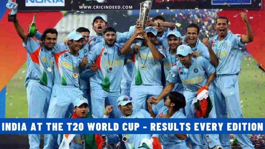 India at the T20 World Cup - Results Every Edition