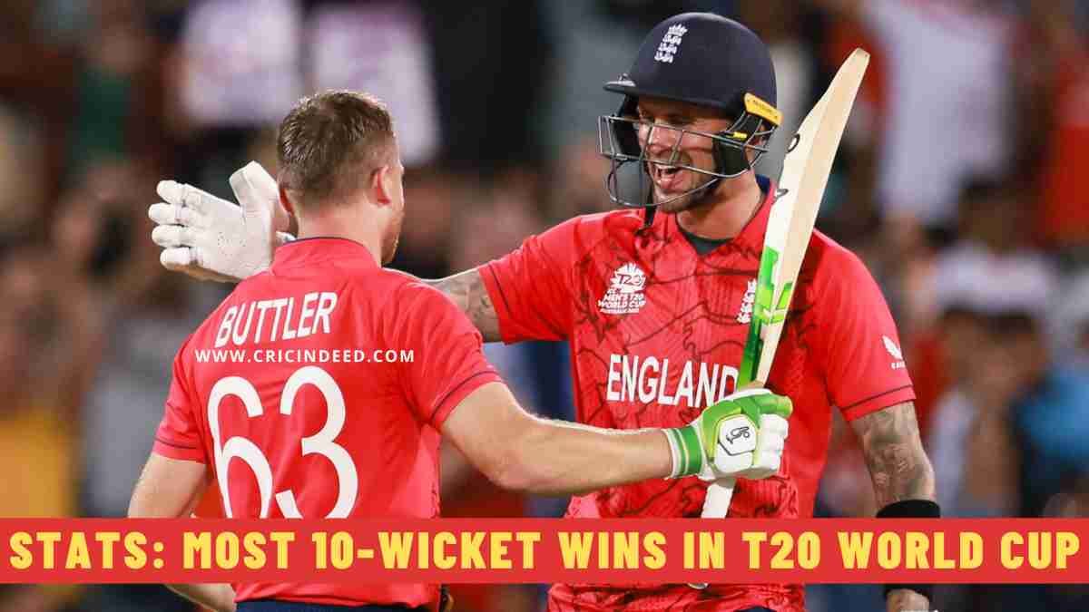 T20 World Cup Stats: Most 10-Wicket Wins by Teams