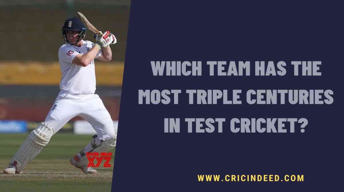 Most 300s by Teams in Test