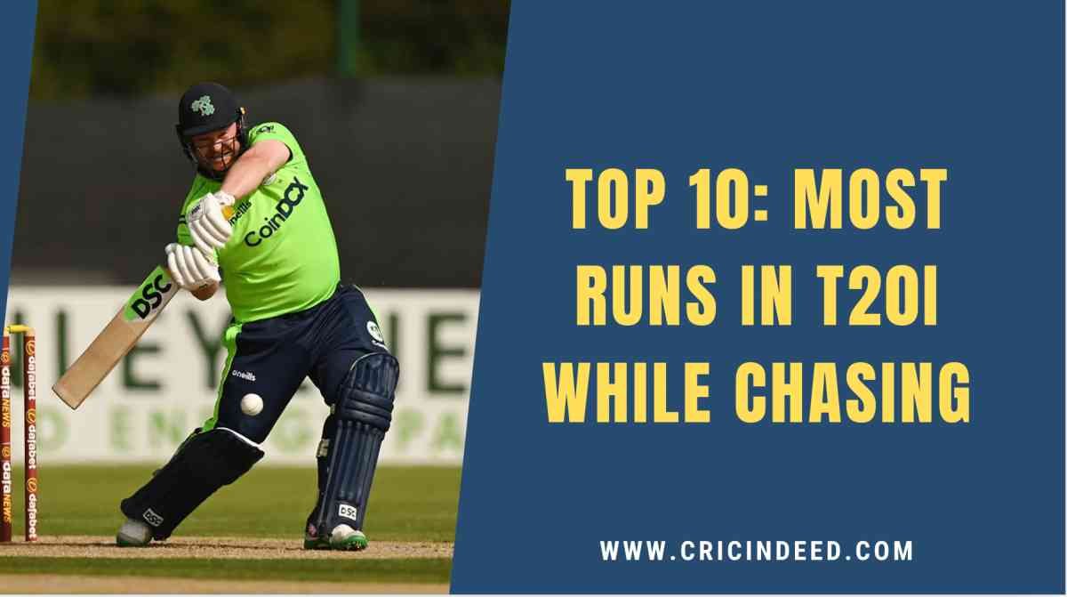 Most Runs While Chasing in T20Is