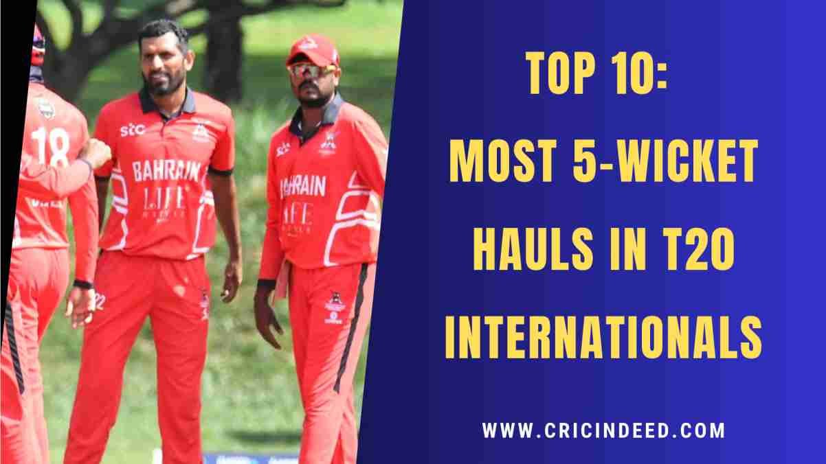 Most 5-Wicket Hauls in T20Is