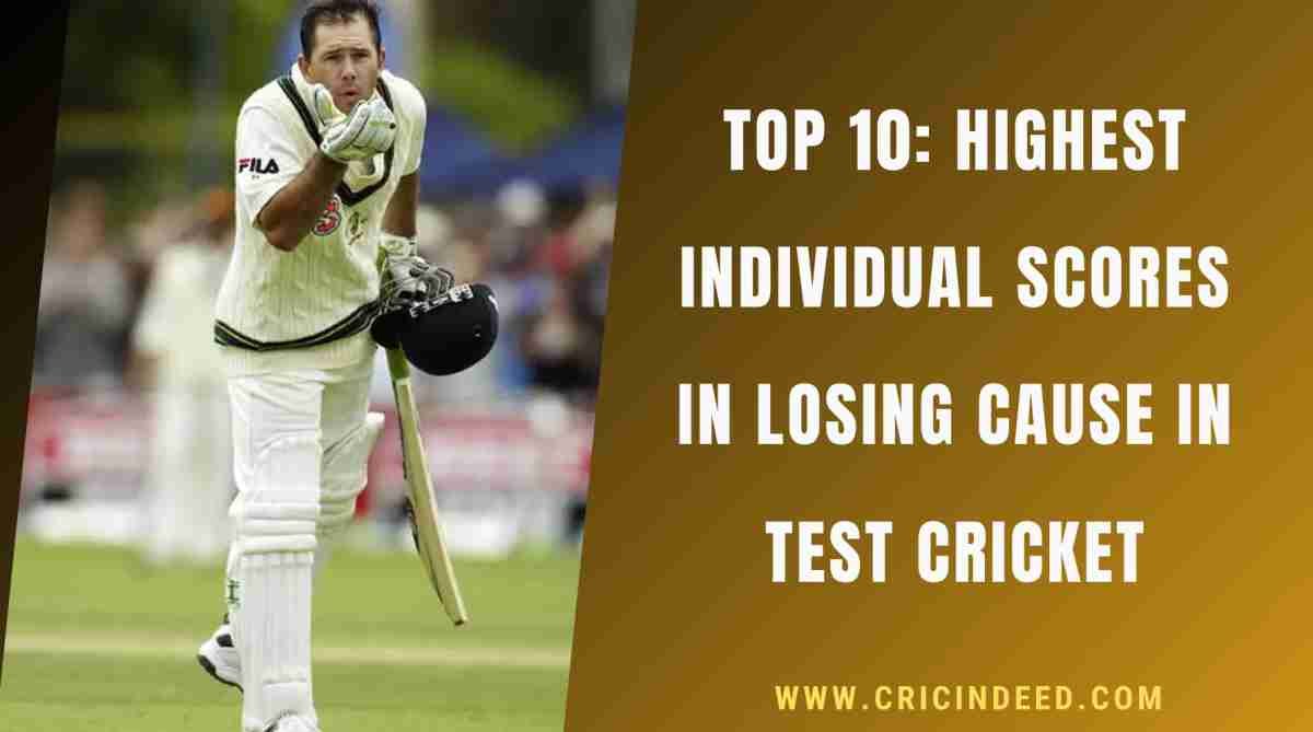 Test Stats: Highest Individual Scores in Losing Cause