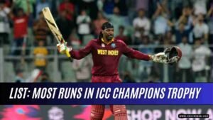 Top 10: Most Runs in Champions Trophy