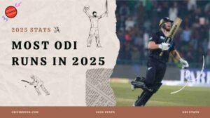 Most ODI Runs in 2025