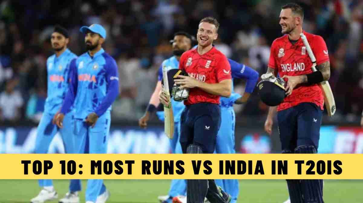 Most T20I Runs vs India