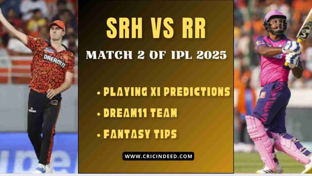srh vs rr dream11 predictions ipl 2025