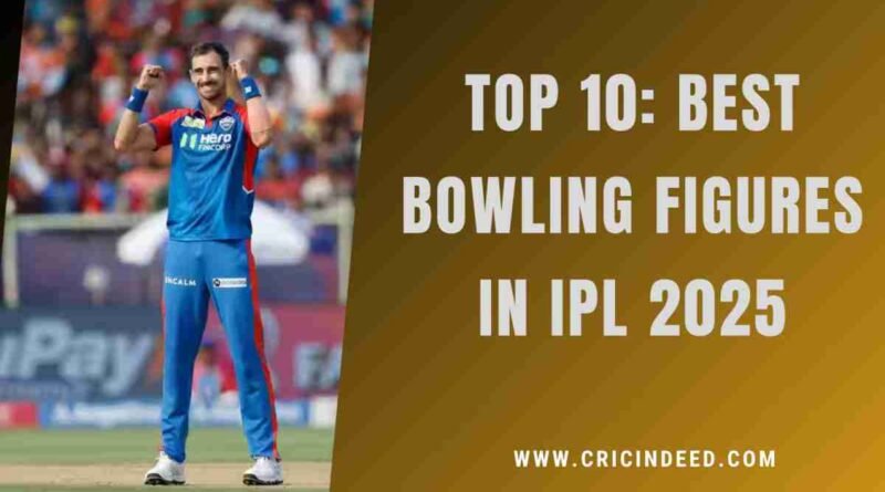 Mitchell Starc with the best bowling figures in IPL 2025.