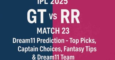 gujarat rajasthan ipl match predictions dream11 2025