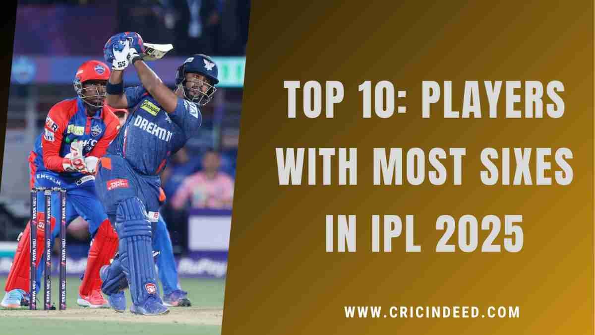 IPL 2025 Records: Players with Most Sixes