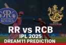 rcb rr logo dream11 predictions 2025