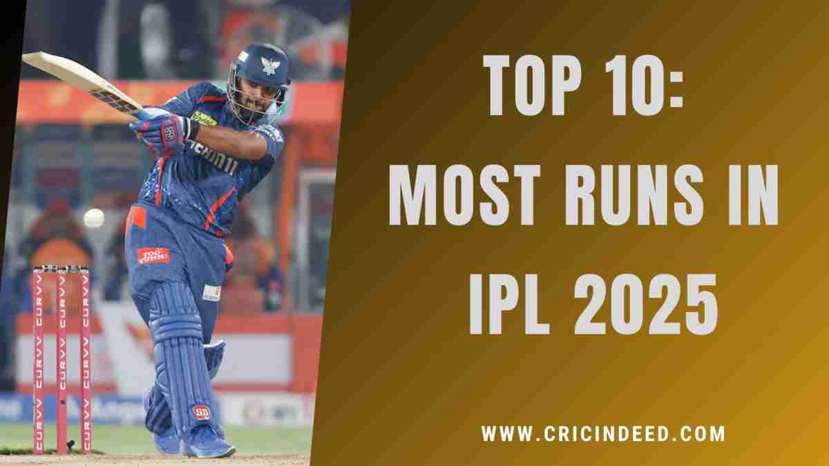 IPL 2025 Records: Most Runs
