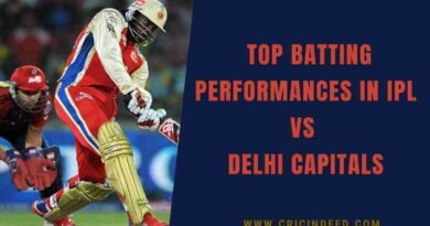 Gayle scoring a big hundred against delhi