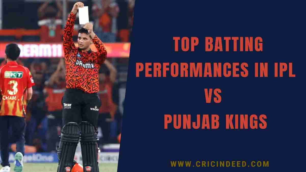 IPL Stats: Highest Individual Scores against PBKS