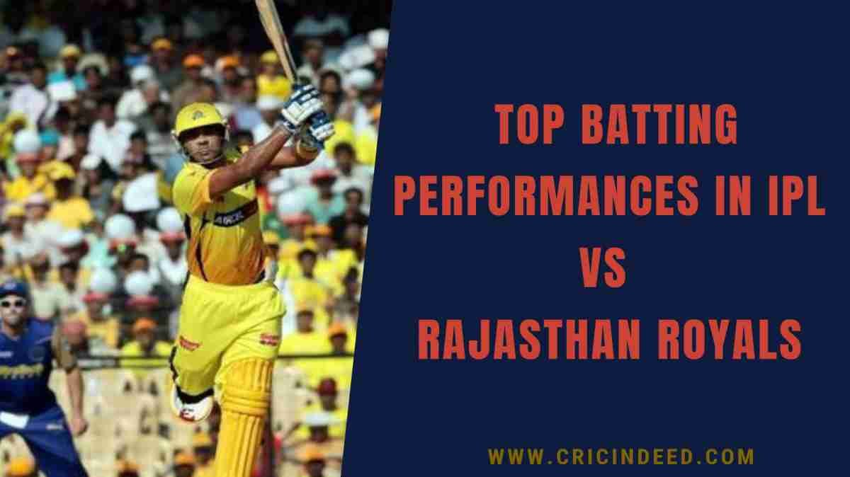 IPL Stats: Highest Individual Scores against RR