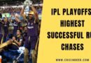 KKR winning ipl playoffs by chasing a 200 target