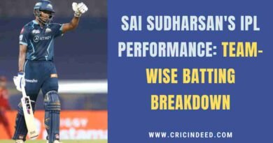 Sai Sudharsan hitting a 50 against PBKS