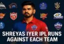 shreyas iyer stats against csk rcb mi pbks rr gt kkr dc