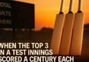 the openers and the one-down batter scoring hundred in a same Test innings