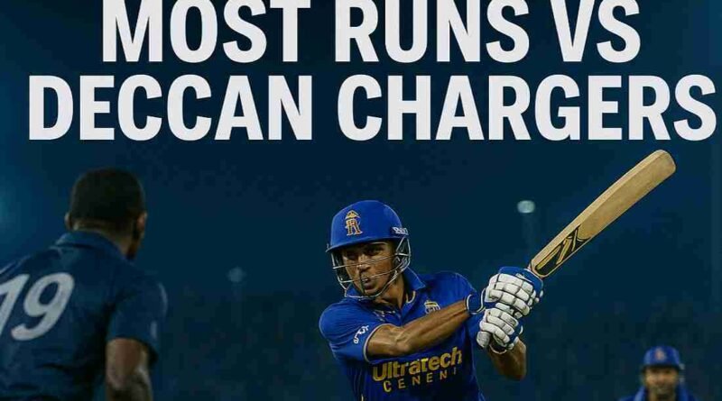 rahul dravid the highest run scorer against deccan chargers