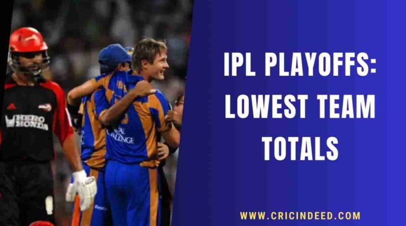 DD 87 All out in IPL Playoff 2008