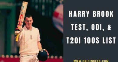 Harry brook celebrating a century