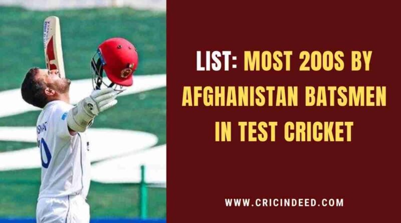 Hashmatullah Shahidi bringing in test 200
