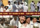 foreign teams coming to india to play tests and winning it