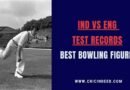 Trueman picking his 8th wicket against india in a test match