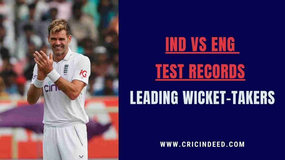 IND vs ENG Test Records: Most Wickets by Bowlers