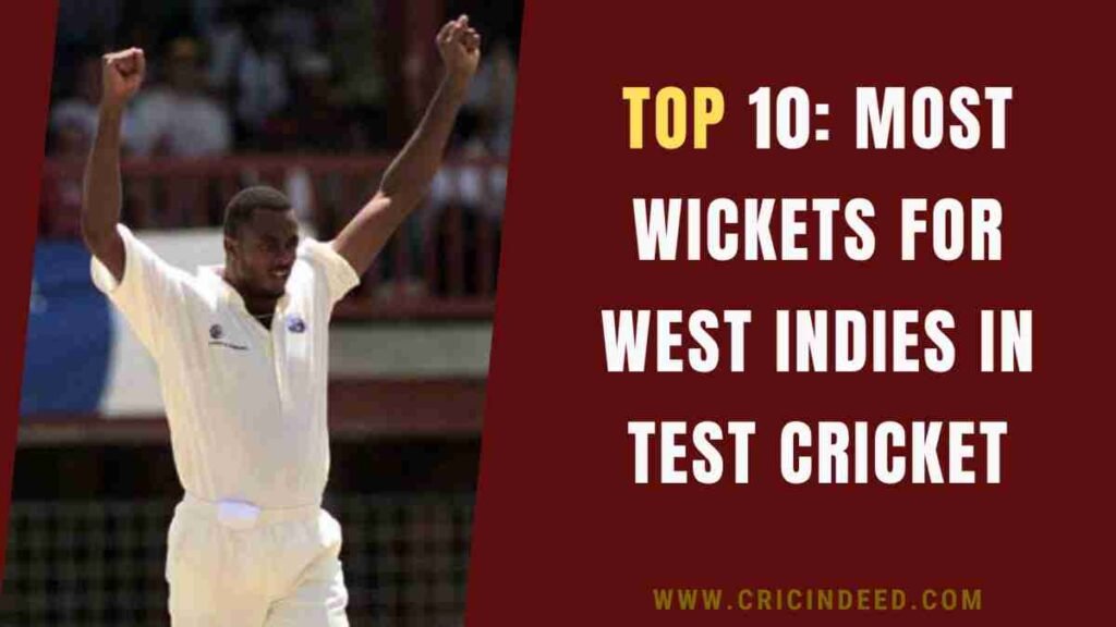courtney walsh of west indies celebrating a wicket in a test match