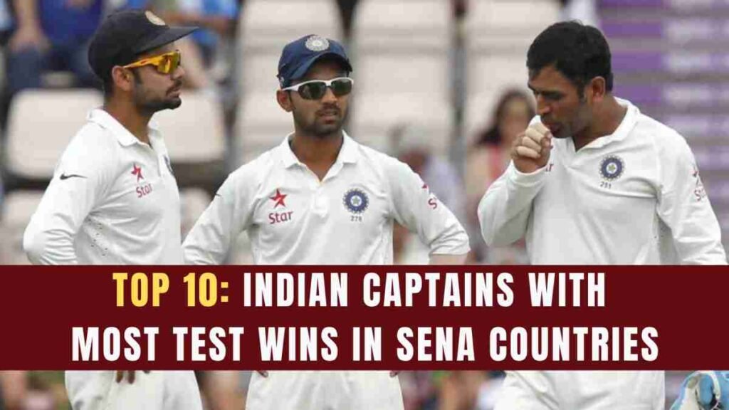 Dhoni Rahane and Virat Kohli in Tests in England